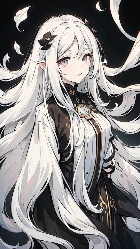 woman , long wavy white hair, long wavy white hair , long wavy hair, long wavy hair, black siren eyes, black siren eyes, fov, f1...