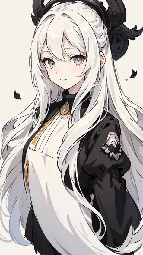 Woman , long wavy white hair, long wavy white hair , long wavy hair, long wavy hair, black siren eyes, black siren eyes, FOV, f1...