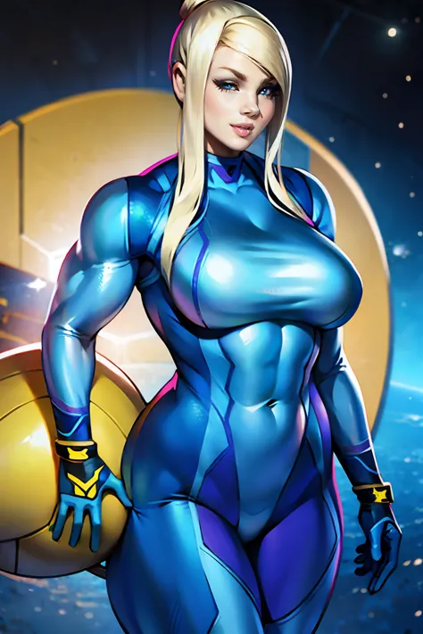 samu amran muscle mass woman space suit