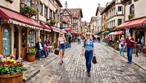 femme 27 ans habillé avec un style casual , poitrine moyenne , brune , yeux verts , fesses dessinées , lunettes rondes , en plei...