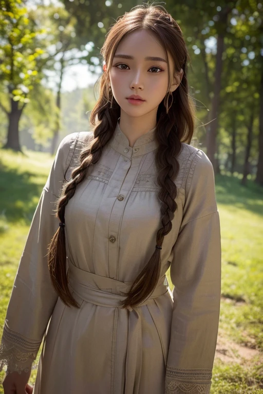 (8K、Highest quality、masterpiece:1.2)、Very detailed、Ultra-high resolution、1 Girl、Beautifully detailed face、(Slim waist) :1.3)、Braided Hair、Beautiful and detailed skin、Skin Texture、Floating Hair、Human whole body、18 years old、Sappin&#39;&#39;&#39;&#39;&#39;&#39;&#39;&#39;&#39;&#39;、Moisturizing lips、Pale pink lips、Upper body naked、Micro size underwear、Umbilical cord prolapse、F cup breasts、Cleavage、Browsing Caution, (Spread your legs:1.3)、I close my eyes and endure the pain、Open your mouth、Skirt flip、Pubic hair is visible