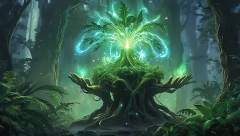 Deep within an ancient forest, a botanist discovers a plant glowing with ethereal light, rumored to possess the power to heal an...