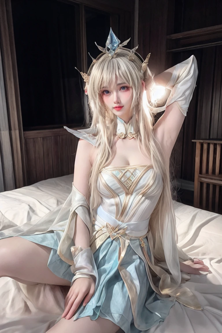 lgtlux, Blonde, crown, White dress, femoral trắng, blush, 18 year old beautiful Korean girl, rạch big breasts, big breasts, spread your legs, armpit, nude, nude, nipple, femoral, bedroom, sleep on bed, wet hair, masterpiece, porn, saggy breasts, long hair, Umbilical, thin, thin skin, sexual slavery, female genital, vagina, rape, show face, nhếp nhăn armpit, cry, vulva, Body, very big breasts, đang bị ông già rape, 2 wire coat, spread the groin, raise your hands high, pussy, White hair, naked, armpit, giant breasts, Umbilical, thin skin, bright color, lying position