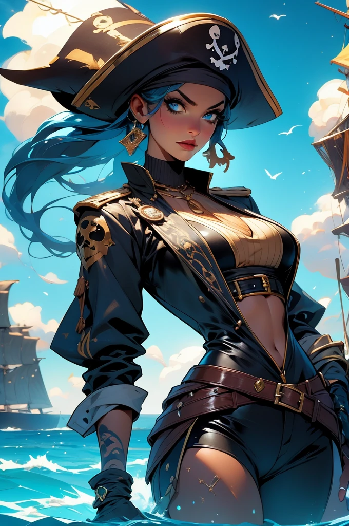 Pirate Queen, Queen of thieves, Female Pirate captain, Female Pirate commander, Sexy busy pirate