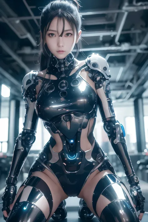 Cyberpunk Girl, Digital Cyberpunk Art, (Digital Cyberpunk Art), Ultra high definition、masterpiece、correct、Anatomically correct、T...