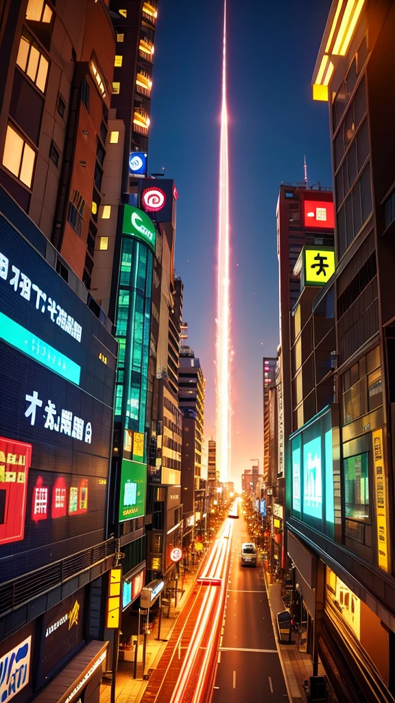 Tokio a la noche, vista desde 50 metros hasta la cima, sci-fi movie, calle vacía, la noche, tienda antigua, irregular, tablas de circiutos, Intrincado, súper detalladoed, realisitic, hiperrealista, alta calidad, mejor, súper detallado , Detalle loco, muy detallado, photorealisitic, Composición épica, mejor quality, 32k --v 6