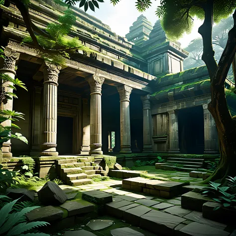 (masterpiece, top quality, best quality),(ultra-detailed, absolutely resolution),((16k, high res)),

break {ancient temple cover...