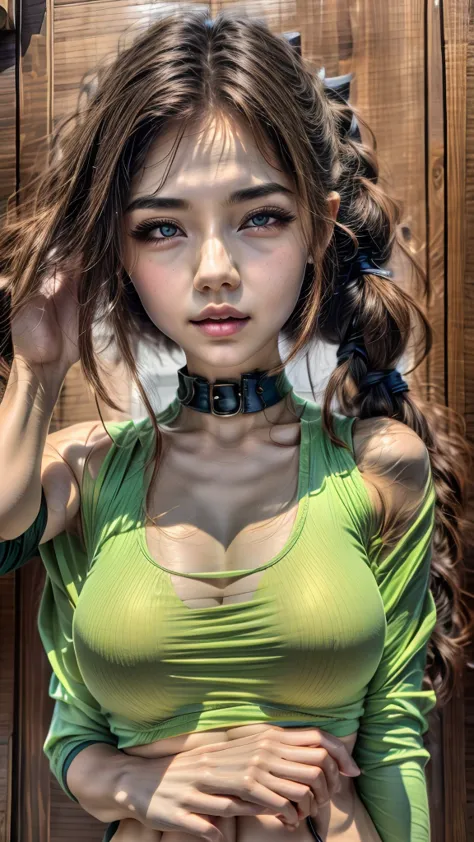 A young girl being sucked into a mimic box, beautiful detailed eyes, beautiful detailed lips, extremely detailed eyes and face, ...