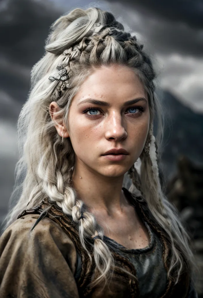 A realistic image for a photograph of a Targaryen princess in the appearance of a Targaryen warrior. Her body is incredibly defi...