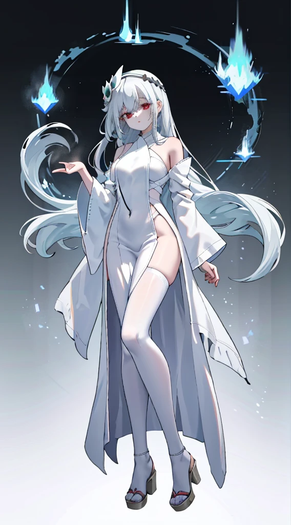 ((full body)), Beautiful ghost, peeling skin, ((black long hair)), pale glowing skin, enchanting and mysterious atmosphere, horror, cute, ((white ghost costume)),GtsGiga Gtscity,Rampage, Red eyes,plae skin,ghost like,sinster smrik,cityscape, fanasty, mature lady