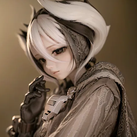 A 2-meter tall Ozen from Made in Abyss, Beautiful attention to detail, Beautiful lip detail, Highly detailed eyes and face, Long...