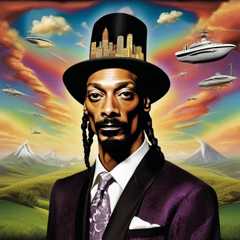 art surrealism Snoop Dogg