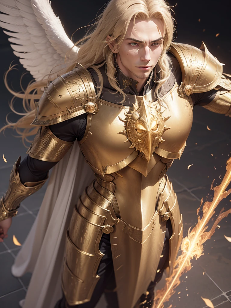 Knight of the Zodiac Aiolia Leo, golden skull in a white cape, attack at the speed of light, Saint Seiya, (style!!!), (REALISTIC METAL TEXTURE), realistic hair!!! (shiny gold), (realistic texture:2.0), (HDR:1.2), (4K), Blonde hair long, tiro de whole body!!!, The camera is low, Super detailed SUIT ( armor), suit with precious stones, wide shoulder pads, woman, angel face, symmetrical face, Tempt, pronounced muscular thighs, Majesty&#39;s Throne Room, whole body, mostre as legs de calcinha dourada brilhante relusente, sensual blue eyes, white thighs, legs, red mouth, small eyes, nariz up, (ETHICAL ESLAVA), White skin, 22 year old girl with clear skin, White skin, 20 year old girl&#39;s skin is clear, (Perfect eyes!), hot girl, (Sensual bellies!), crown, a tiara, headscarf, Diamonds, ruby, Topaz, Esmeralda