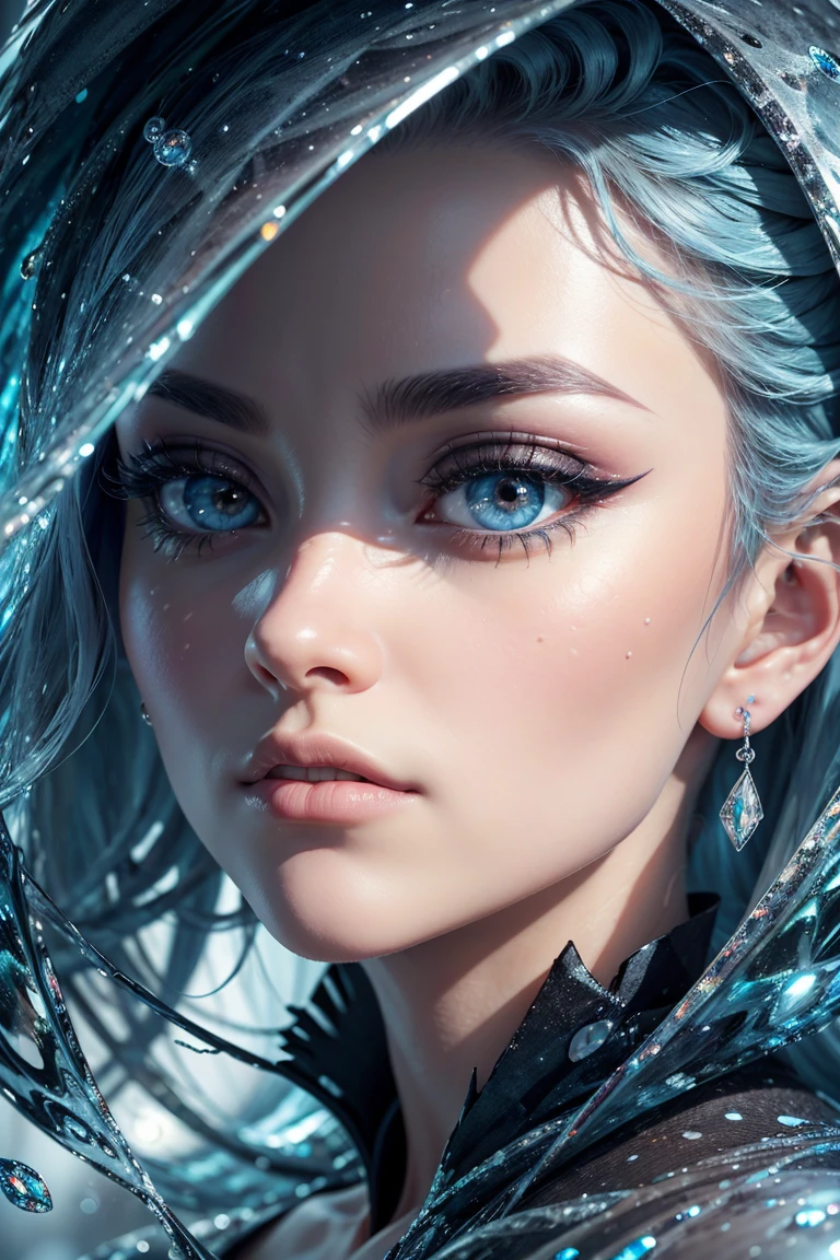 ((close up)) eyearafed, high details, best quality, 16k, [ultra detailed], masterpiece, best quality, (extremely detailed), dynamic angle, ultra wide shot, RAW, photorealistic, a extreme magnified picture of (1) icy snake eye of a frozen devil, icy Fragments rimes on the eye lashes, light blue iris, a full whitw moon, round moon being reflected on the iris, 3D rendering, [[anatomically correct]] zrpgstyle