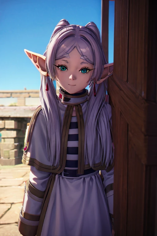 Mysterious Elf Girl、smile、high resolution