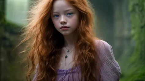 (mackenzie foy ginger hair teen girl,13 years old with, hand, fingers in vagina:1.3),  (naked, nude:1.8), (without clothes:1.8),...