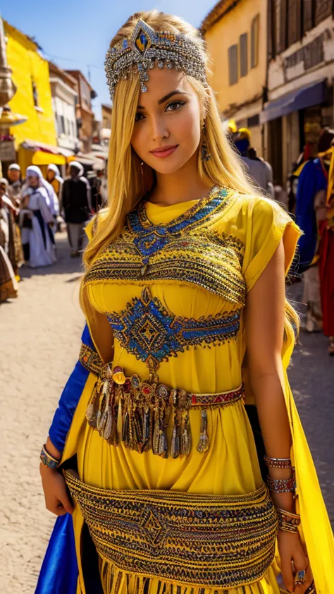 most beautiful blonde woman, robe kabyle, berber,amazigh, kabyle beauty, bijoux,kabyledress, attractive, hd,best, perfect body ,...