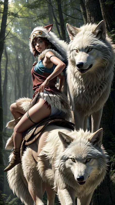 official art, unity 8k wallpaper, Super detailed, beautiful, beautiful, masterpiece, highest quality, Painting of a woman riding...