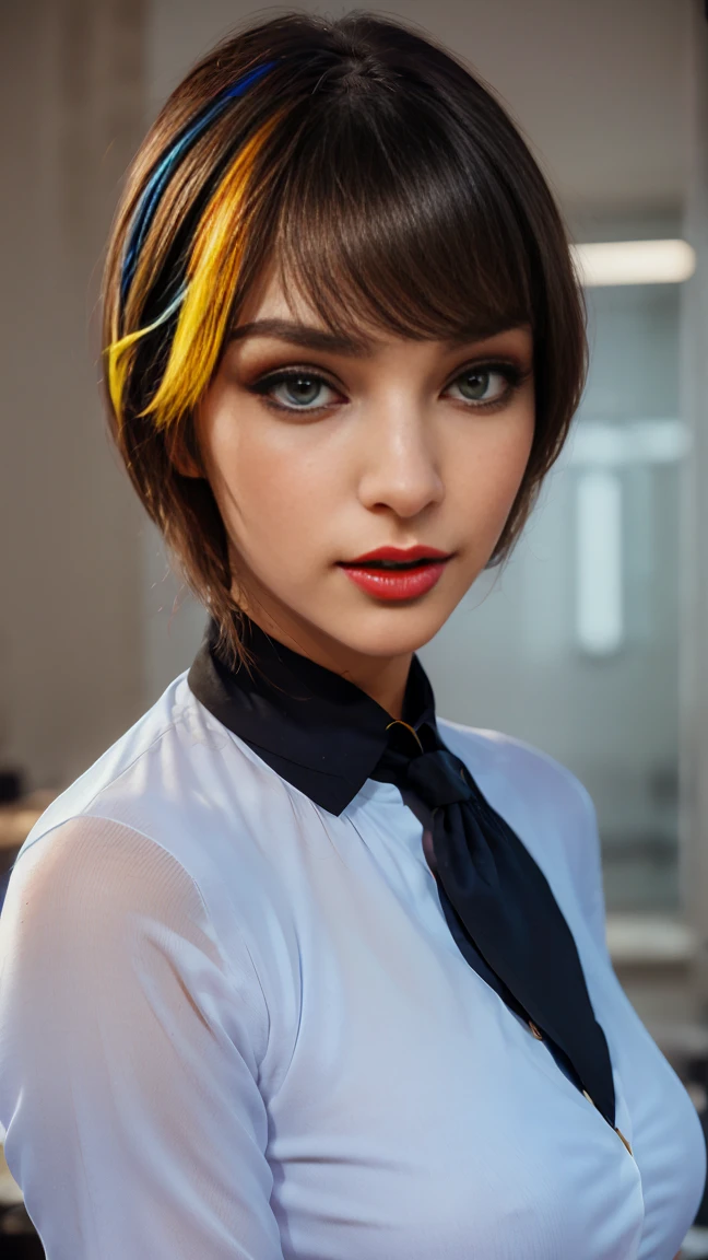 8K, Best Quality, 1girl, (Skindentation), night time, (Dark), Clear background in the room, (people), beautiful bangs, Gorgeous, headscarf (Clothing and uniforms:1.3),soft-lighting, Attractive, Dark room, (mouth closed:1.2, Beautiful eyes, Detailed eyes, detailed iris, Beautiful lips, beautiful nose, beatiful face),(Primary colors:1.5)