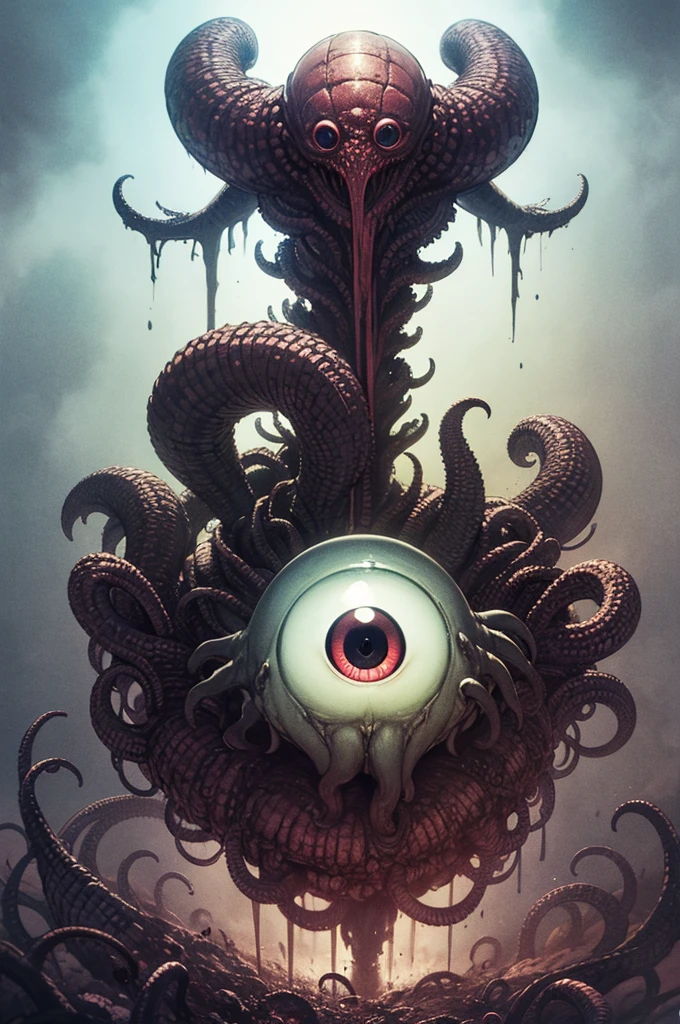 Spooky Eldridge
tentacle
Huge eyeballs in the sky
Out of this world
ancient times
Cthulhu monster
surrealism
haunt
mysterious
Lovecraft style
complex
phantom
terrible
deep