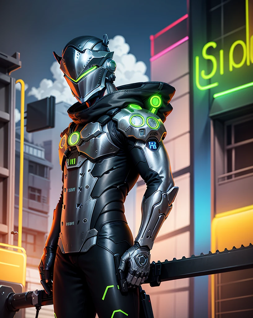 a OWgenji, neon city