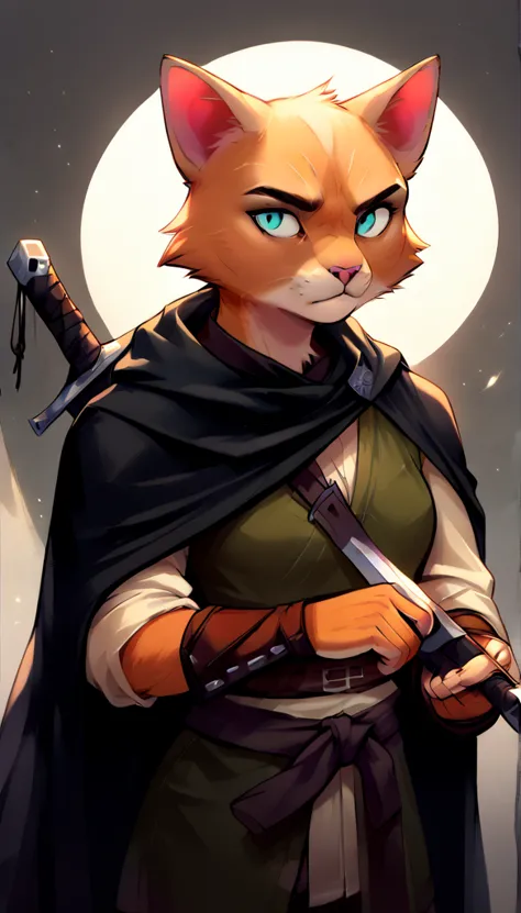 score_9, score_8_up, score_7_up, (clear simple background, white background, papyrus background),
 ((tabaxi), anthro, solo, fema...