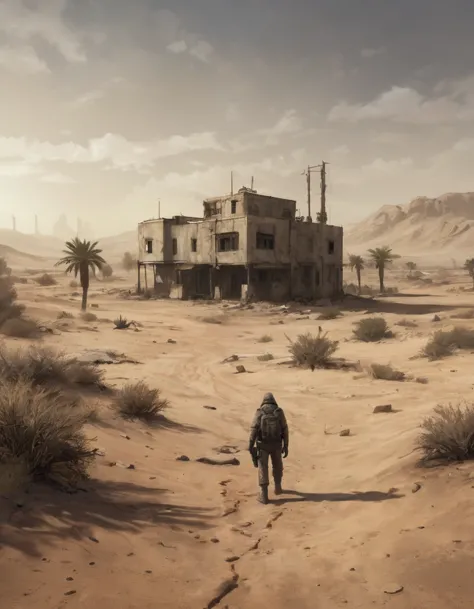 stalker game, anomaly in the dry desert