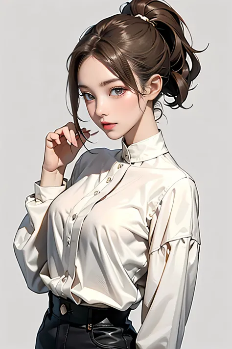 Emily is 23 years old with light brown hair。, Usually tied in a bun or ponytail. His eyes are green and expressive, His kind and...