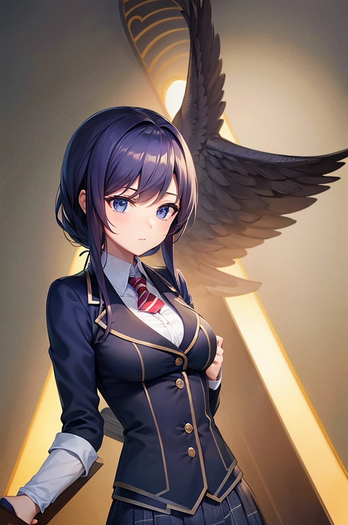 Highest quality, masterpiece, Big Breasts, uniform, blazer