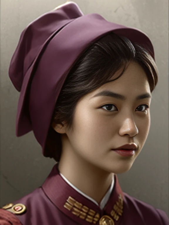 (傑作, 最高品質:1.2), 孤独な，私服，美しく雰囲気のある，HOI4 ポートレイトスタイル，リーダー，肖像画