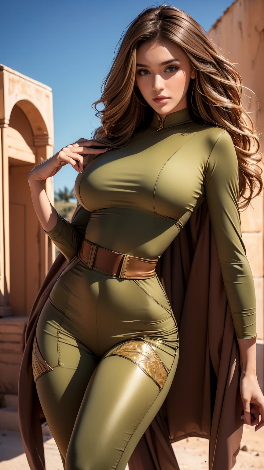 (ultra-detailed, photorealistic, best quality, 4k, 8k, highres, masterpiece:1.3), a stunning Israeli supermodel named Adina Cohen, At the age of 21, she possesses a voluptuous figure that is both athletic and curvaceous, a testament to her rigorous fitness regime, Her hair is a cascade of dark, glossy curls, characteristic of her Middle Eastern heritage, Her eyes are a striking blend of brown and gold, mirroring the desert landscapes of her homeland, Her facial features are sharp yet feminine with high cheekbones, a strong jawline, and full lips, She is dressed Israel IDF Army Heavy Duty Combat Uniform Shirt, Israel Defense Force Army Heavy Duty Combat Uniform Pants, which highlights her supermodel physique and reflects her patriotic spirit, Her posture is poised and confident, perfectly capturing her runway-ready demeanor, Her expression is a mix of fierce determination, a nod to her ambitious spirit, and a warm, inviting smile, reflecting her friendly personality, The scene captures her in a bustling, cosmopolitan setting, a symbol of her thriving modeling career, (intricate detail, super finely detailed hands, ultra finely detailed fingers, full body showcase, show full body:1.2),