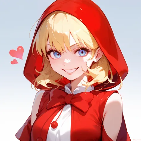 score_9,score_8_up,score_7_up,score_6_up,score_5_up,score_4_up, 1girl,solo,,bulleta,blonde hair,
little red riding hood (grimm) ...