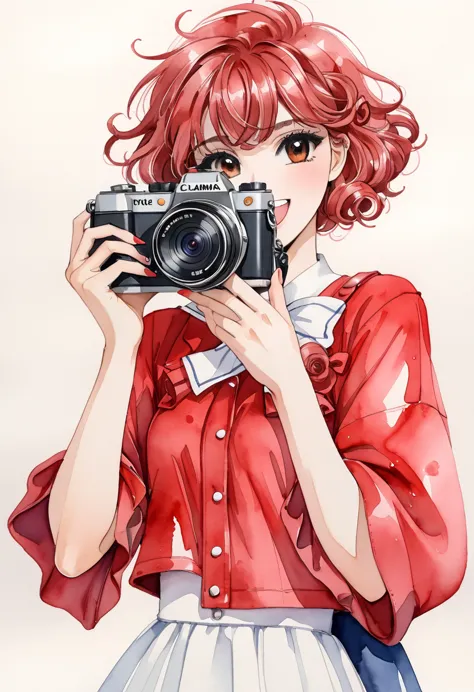 (Blank Background:1.5)、(masterpiece、Highest quality、Highest quality、Watercolor(curly)、Official Art、Beautiful and aesthetic:1.2)、...