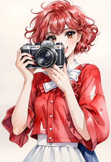 (blank background:1.5)、(masterpiece、highest quality、highest quality、watercolor(curly)、official art、beautiful and aesthetic:1.2)、...