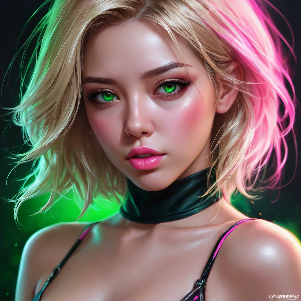 Oral rape of tha woman blonde hair green eyes and pink batm and a black top, realistic art style, RossDraws portrait, Artgerm portrait, Anime realistic artstyle, 4K realistic digital art, 4K realistic digital art, 8K Artgerm Bokeh, DeviantArt Artstation CGScosiety, ArtGerm extremely detailed, made with anime painter studio, RossDraw digital painting