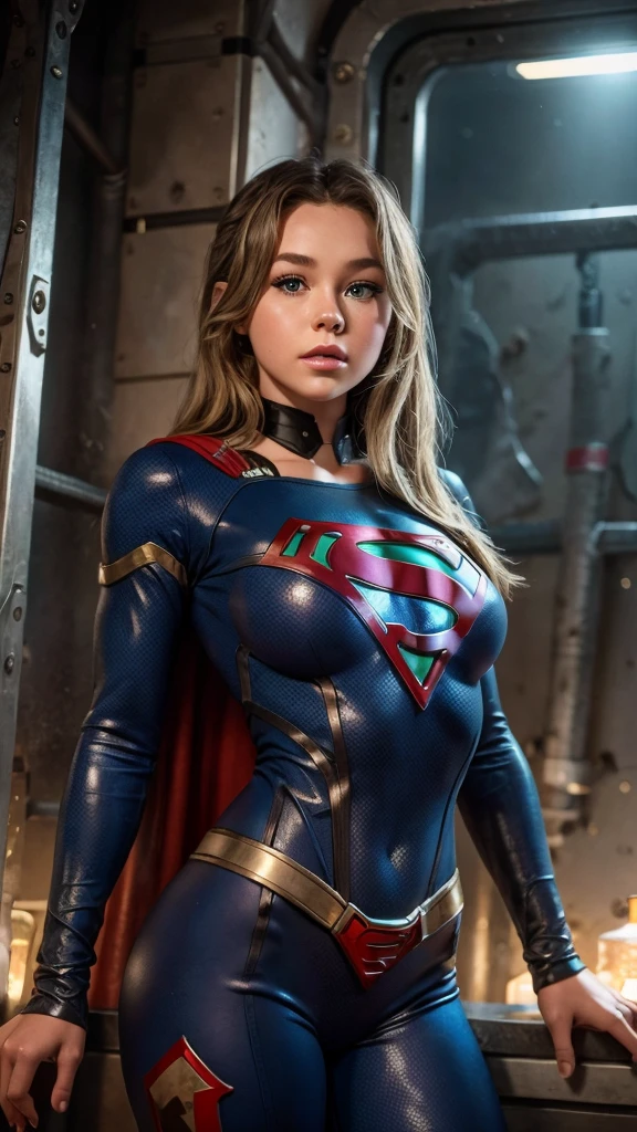 best quality raw photo of brec bassinger as a movie star, (inside of a spacehulk:1.2), ((organic:1.2) Supergirl bodysuit:1.2), (dark moody ambience:1.2), (masterpiece:1.2), (photorealistic:1.2), (bokeh), (best quality), (detailed skin:1.2), (intricate details), (nighttime), (8k) ,(HDR), (cinematic lighting), (sharp focus), (looking at the camera:1.1), (closeup portrait:1.2), (inspired by h.r. giger:1.1), nsfw, breasts, brecbassinger