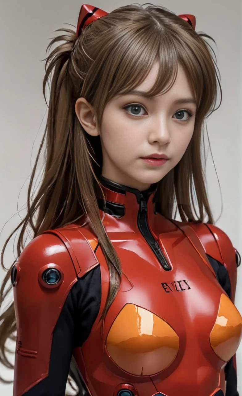 a beautiful girl with long purple hair, blue eyes, detailed facial features, elegant pose, Evangelion-style plug suit, in a futuristic sci-fi environment, cinematic lighting, dramatic, intricate details, volumetric lighting, photorealistic, 8k, high resolution, masterpiece