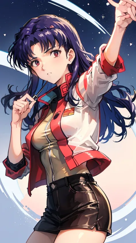  detailed description of Misato Katsuragi, another notable character from the anime Neon Genesis Evangelion:

Physical appearanc...