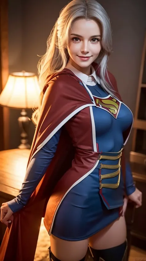 beautiful sexy sex (super girl)long hair,big breasts ,smile, perfect, beautiful, soccerer, witcher ,supergirl,red,blue.