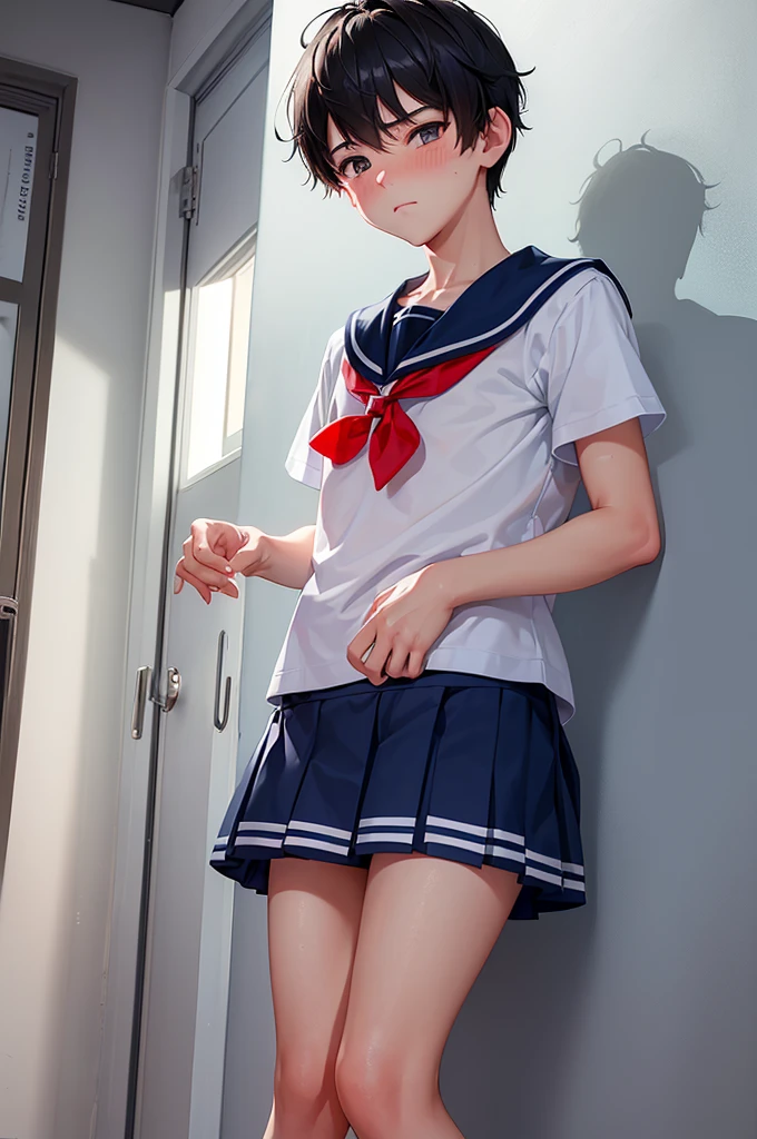 ｂｏｙмальчик,(cute junior мальчик proposes to handsome senior мальчик),мальчик's school-uniform, маленький рот,румянец носа,В школе,вечернее время,разнообразие,((Мальчик в матроске))((Короткая юбка))((Женщины))((вертикальные мужские гениталии))

красивое освещение, Динамический угол, острый,