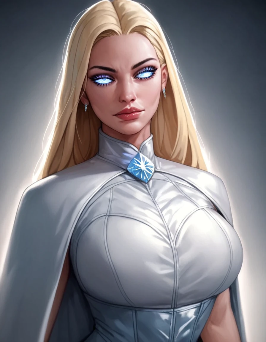 puntaje_9, puntaje_8_arriba, puntaje_7_arriba, puntaje_6_arriba, puntaje_5_arriba, puntaje_4_arriba, fuente_animado,((SI_WntXM_SDXL)), hermosa mujer emma frost, Ojos bonitos, seductor ,mirada intensa,seductor expression,iluminación suave,hentai, seguro