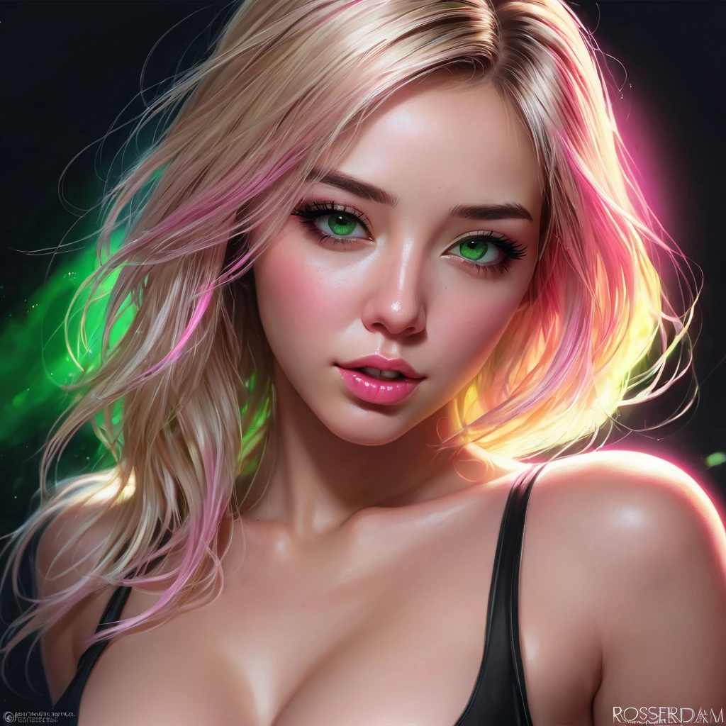 Oral rape of the woman blonde hair green eyes and pink batm and a black top, realistic art style, RossDraws portrait, Artgerm portrait, Anime realistic artstyle, 4K realistic digital art, 4K realistic digital art, 8K Artgerm Bokeh, DeviantArt Artstation CGScosiety, ArtGerm extremely detailed, made with anime painter studio, RossDraw digital painting, (cum on face:1.3), (cum on black top: 1.3)