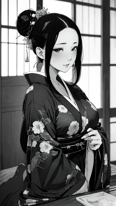 (best quality), (very aesthetic), (ultra-detailed), (best illustration),(realistic), 1 girl, 独奏, fine texture,black hair,single ...
