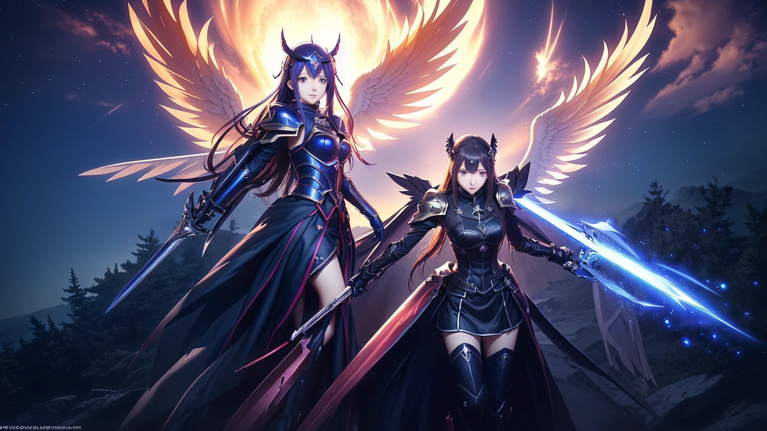 anime anime wallpapers with a girl with wings and a helmet, fate grand order, popular isekai anime, anime style like fate/stay night, fate / stay night, from arknights, demon anime girl, albedo from the anime overlord, from girls frontline, shadowverse style, fate zero, fate stay night, isekai, fate/zero, delete watermark