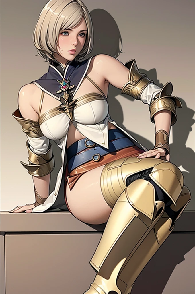 {{{nsfw:1.5}}},(Golden Ratio,Tabletop, Highest quality, Highest quality, beautifully、beautiful:1.2), Very detailed, colorful,Best details, (Adult,19 years old,One Girl, alone, Final Fantasy 12,Asheria, short hair, short hair,Asheria Costume, Huge , 15m rise mini skirt,{{{skirt lift:1.5, show off yellow panties:1.4}}},Thigh-high boots, Thighs Thighs Thighs Thighs, gem,A look of contempt,See the trash, her hand lifts her skirt.,Show me your pants,trying to trample you,