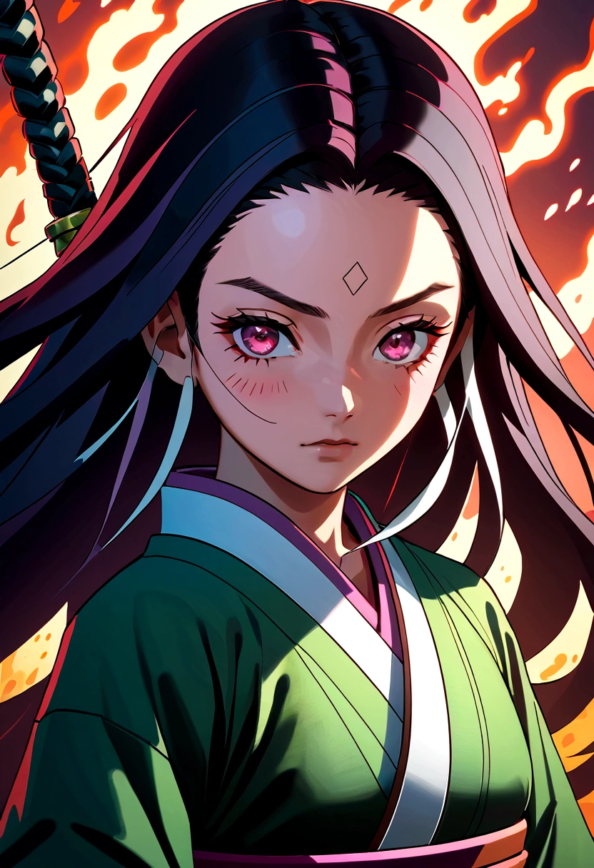 Demon Slayer, Kamado Nezuko, (Extremely detailed CG unity 8k wallpaper -  SeaArt AI