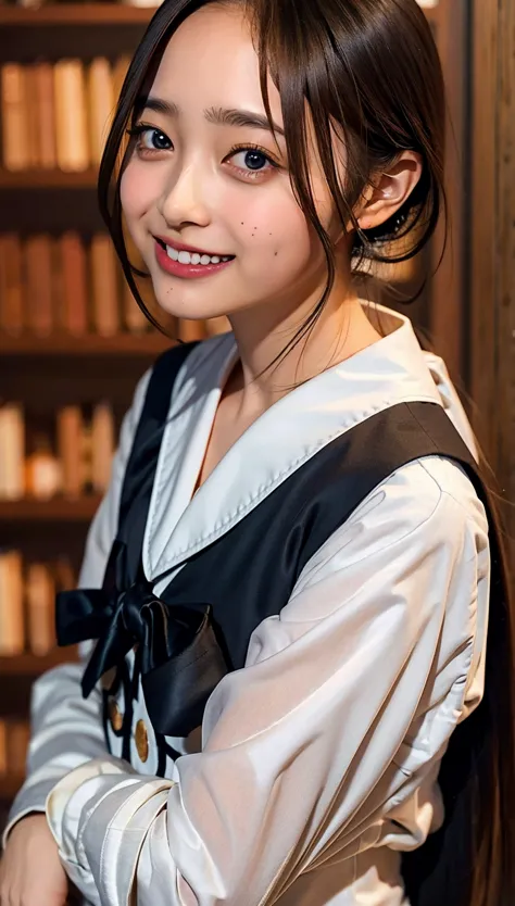 (((cowboy shot))),ultra-high resolution,big eyes,((brown eyes)),japanese,(forehead),(a girl),(1 girl),((17 years old)),(cute),pr...