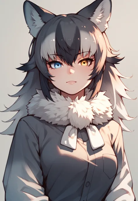 score_9, score_8_up, score_7_up, score_6_up, score_5_up, score_4_up, source_anime, 1girl, nsfw, grey wolf \(kemono friends\), he...