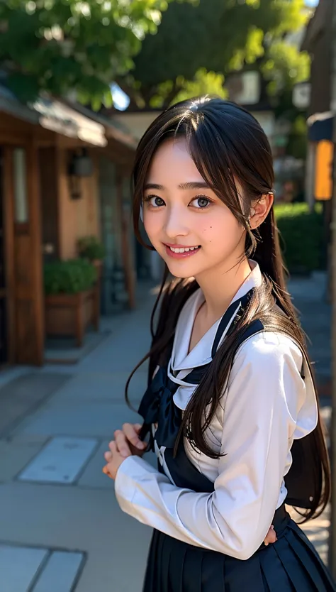 (((cowboy shot))),ultra-high resolution,big eyes,((brown eyes)),japanese,(forehead),(a girl),(1 girl),((17 years old)),(cute),pr...