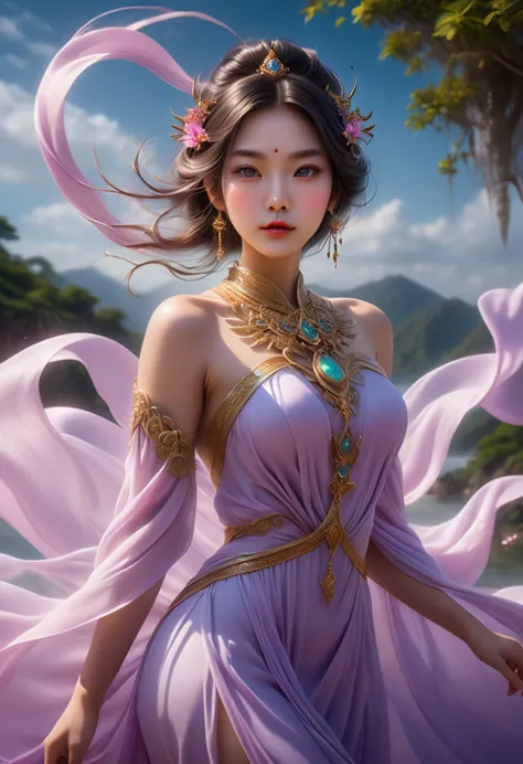 beautiful asian woman, surrealistic, (best quality,4k,8k,highres,masterpiece:1.2),ultra-detailed,(realistic,photorealistic,photo...